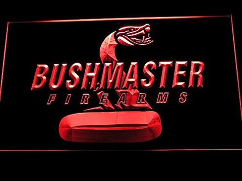 Bushmaster Firearms Hunting Logo LED Neon Sign